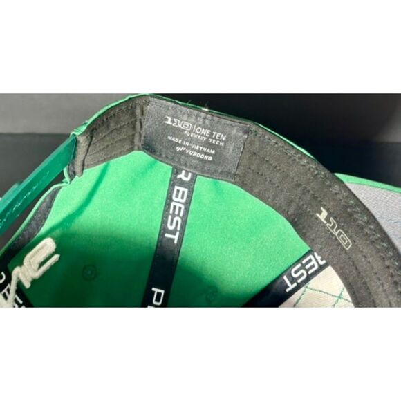 PING Quilted Front Snapback Golf Hat Green Adjustable One Size NEW - Picture 6 of 6